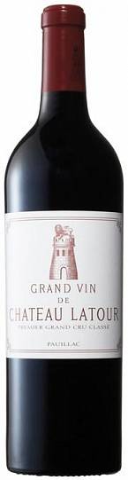 Вино Chateau Latour Pauillac AOC 1-er Grand Cru Classe  2000 750 мл