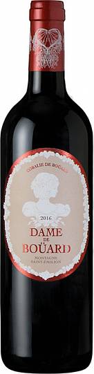 Вино   Dame de Bouard  Montagne Saint-Emilion AOC  Дам де Буар 2015 750 мл