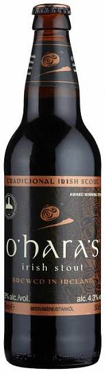 Пиво Carlow, "O'Hara's" Irish Stout  О'Харас  О'Харас" Ай