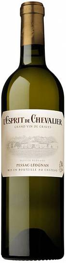 Вино   L'Esprit de Chevalier Blanc  Л' Есприт Де Шевалье. Пессак