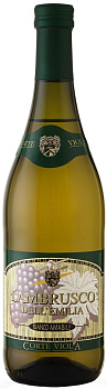 Игристое вино Contri Spumanti  "Corte Viola" Lambrusco dell'Emilia Bianco Amabile  IGT   2019 750 мл