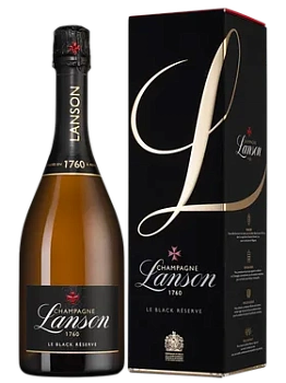 Шампанское Lanson Le Black Reserve Brut gift box 750 мл