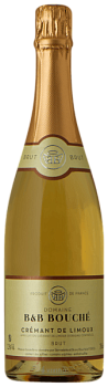 Игристое вино  DOMAINE B&B BOUCHE CREMANT DE LIMOUX BRUT Rose  750 мл