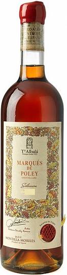 Вино ликерное сухое Montilla-Moriles DO Marques de Poley Amontillado Sele