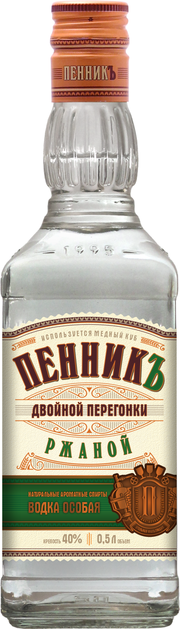 Водка Пенник Двойной Перегонки  Ржаной  500 мл