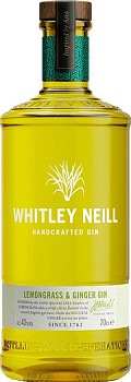 Джин  Whitley Neill  Lemongrass & Ginger   700 мл