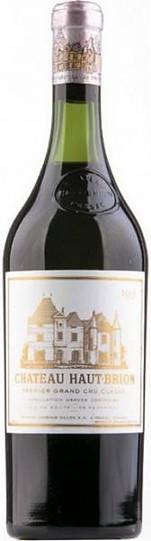 Вино Chateau Haut-Brion Rouge Pessac-Leognan AOC 1-er Grand Cru Classe  1988 750 мл