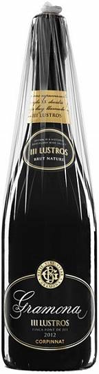 Игристое вино Gramona  III Lustros Brut Nature Cava DO  2014 750 мл