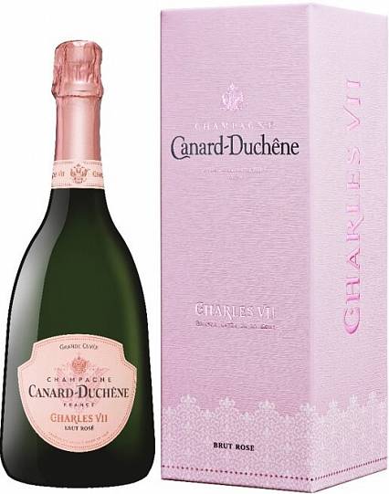 Шампанское Canard-Duchene Charles VII Brut Rose Champagne AOC gift box 2019 750 