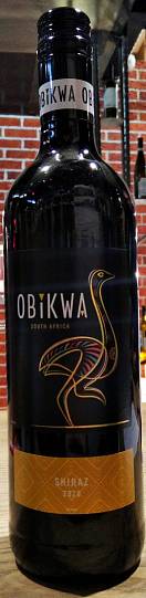 Вино Obikwa, Обиква Шираз 2020 750 мл