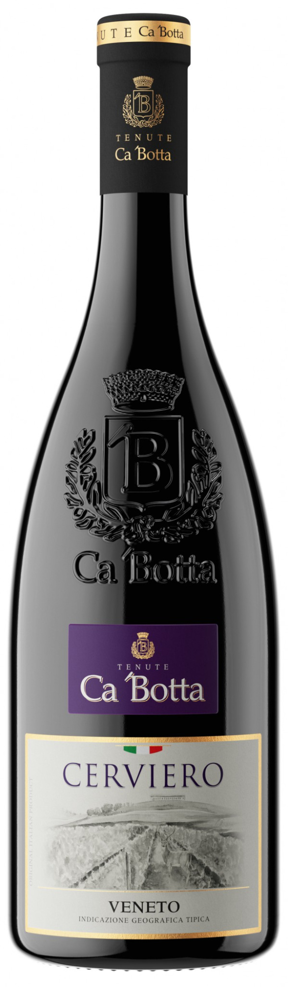 Вино Ca'Botta Cerviero Veneto IGT red semi dry  2017 750 мл