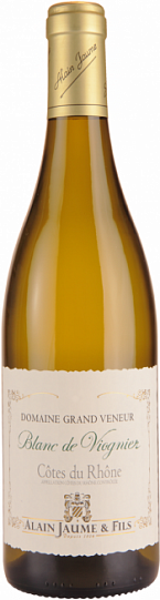 Вино Domaine Grand Veneur Blanc de Viognier Cotes du Rhone AOC 2020 750 мл