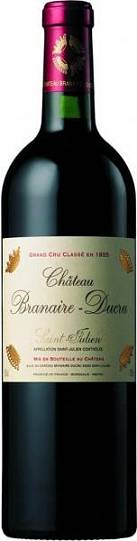 Вино Chateau Branaire Ducru Saint-Julien AOC 4-me Grand Cru Шато Бранер Дю