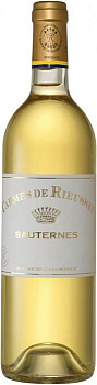 Вино Les Carmes de Rieussec Sauternes AOC Ле Карм де Рьёссек 2012 750 мл