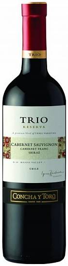Вино Concha y Toro  Trio Reserva Cabernet Sauvignon  750 мл