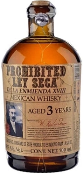 Виски Prohibited   Ley Seca  3 Years Old  700 мл  40%