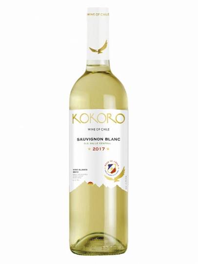 Вино Kokoro Sauvignon Blan Кокоро Совиньон Блан белое полу