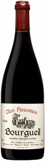 Вино Domaine du Bel Air Clos Nouveau Bourgueil  2019 750 мл  13,5%