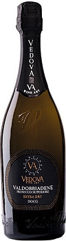 Игристое вино Vedova Valdobbiadene Prosecco Superiore DOCG Exta Dry  2021 750 мл