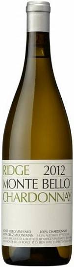 Вино Ridge Vineyards Monte Bello Chardonnay Ридж Виньярдс Монте Бе