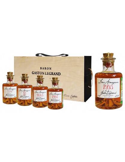 Арманьяк Набор Baron G. Legrand Bas Armagnac  1993 gift set wooden box  200 