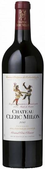 Вино Chateau Clerc Milon  Grand Cru Classe Pauillac AOC  2014  750 мл