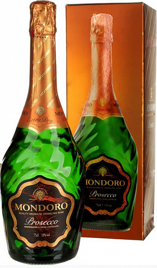 Игристое вино "Mondoro" Prosecco DOC gift box  750 мл