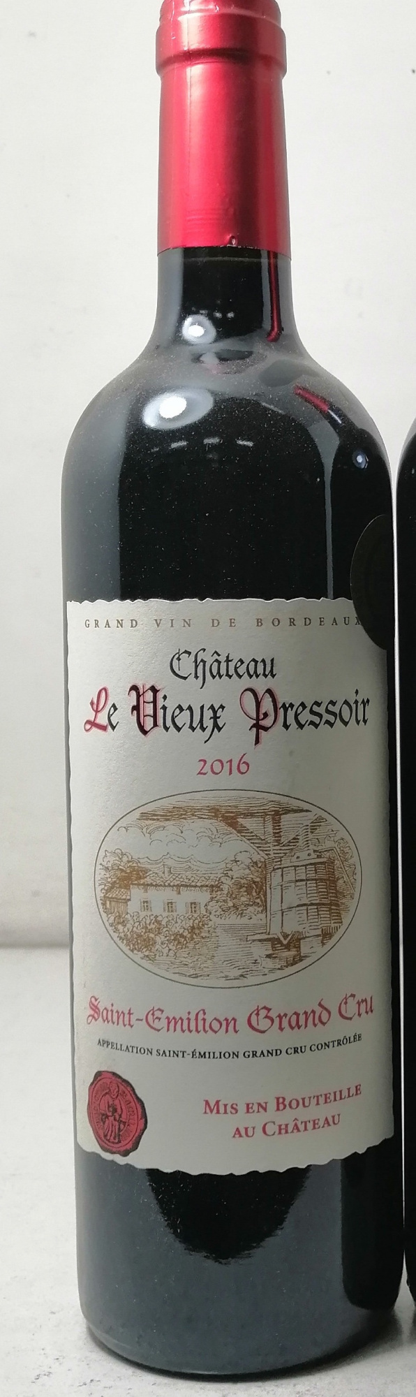 Вино Château Le Vieux Pressoir, AOC Saint Emilion Grand Cru red dry   2016 750 мл