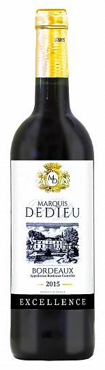 Вино SARL "EUROVINS", MARQUIS DEDIEU Rouge Sec, САРЛ "ЕВРОВИ