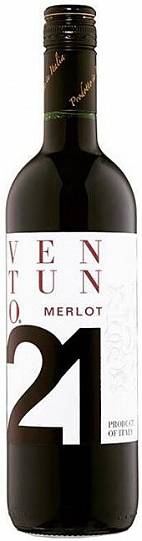 Вино  Ventuno 21  Merlot    2021  750 мл  
