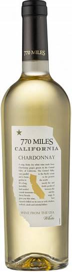 Вино 770 Miles Chardonnay  750 мл