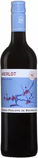 Вино  Baron Philippe de Rothschild   Merlot  750 мл 14 %