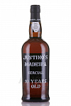 Вино  Justino’s Madeira Sercial Dry 10 Years Old Мадейра Жустинос Мадера Серсиаль Драй 10 лет  750 мл