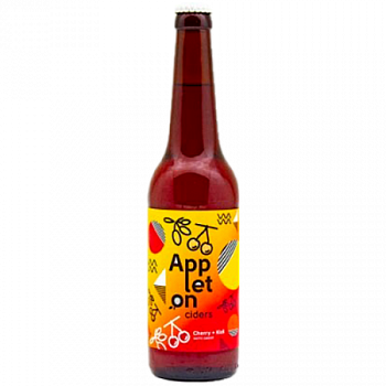 Пивной напиток с яблочным соком   Appleton  Cherry  Эпплтон  Вишня  500 мл