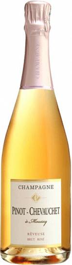 Шампанское Pinot-Chevauchet Reveuse Brut Rose  2014 750 мл 12,5%