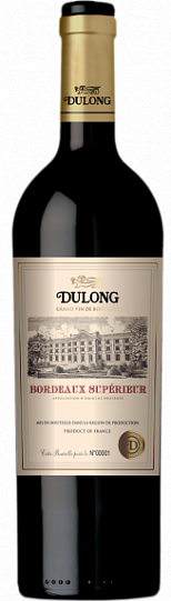 Вино Dulong Bordeaux Superieur AOP  750 мл