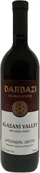 Вино Darbazi  Alazani Valley  rosso  moelleux  2021  750 мл