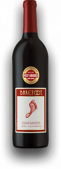 Вино Barefoot Zinfandel   2019 750 мл