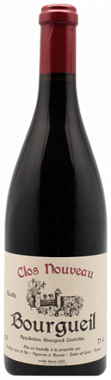 Вино Domaine du Bel Air Clos Nouveau Bourgueil  2018 750 мл 