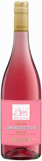 Игристое вино Riunite Lambrusco  Rose  Emilia IGT  750  мл