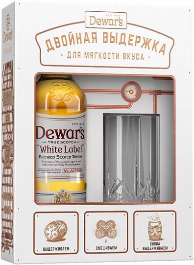 Виски Dewars white label  3 year  BLENDED SCOTCH  700мл