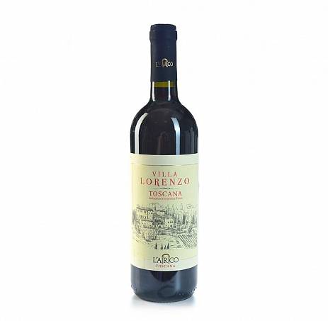 Вино  L'Arco Villa Lorenzo Rosso IGT Toscana  2015 750 мл