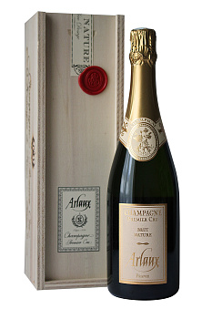 Шампанское Champagne Arlaux Brut Nature Premier Cru gift box  750 мл