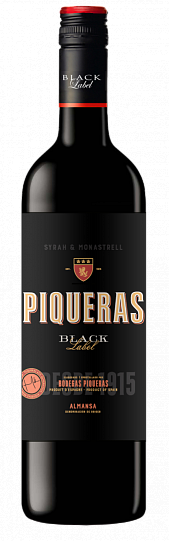 Вино Piqueras Black Label Пикерас Блэк Лейбл 2020 750 мл