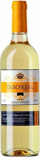 Вино белое полусладкое "Taso Real" Airen,  "Тасо Р