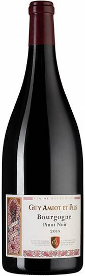 Вино Domaine Guy Amiot et Fils Bourgogne Pinot Noir AOC  2018 1500 мл