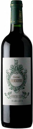 Вино Chateau Ferriere Margaux AOC 3-me Grand Cru Шато Феррьер Марго 3-