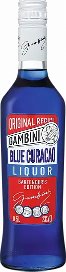 Ликер   Gambini   Blue Curacao  500  мл 23%