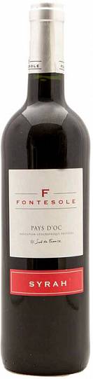 Вино  Fontesole Syrah   Pays d'Oc  red  750 мл  