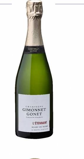 Шампанское GIMONNET GONET L'Etonnant Blanc de Noirs Brut 2020 750 мл 12%